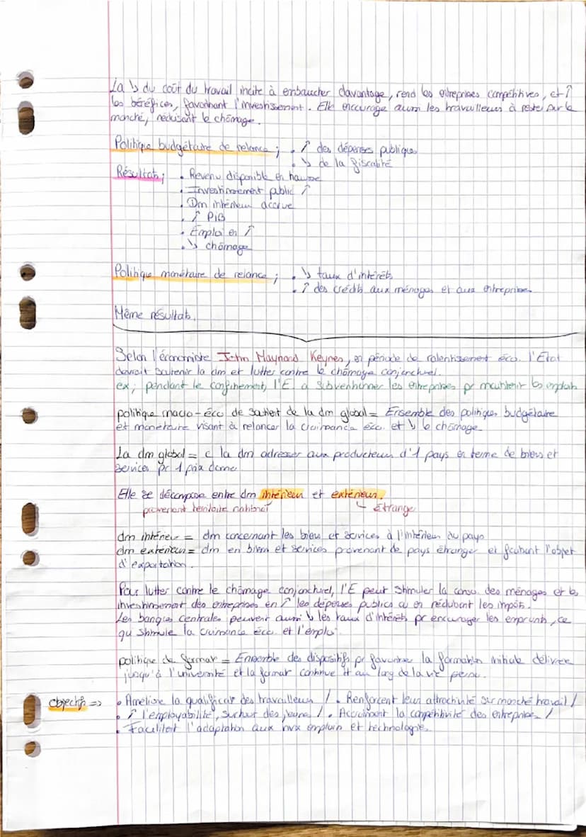 SES
.
Chapitre Comment lutter contre le chamage?!
Toutes les deg.
chômage = Désigne l'état des personnes sans emploi, disponible par travail