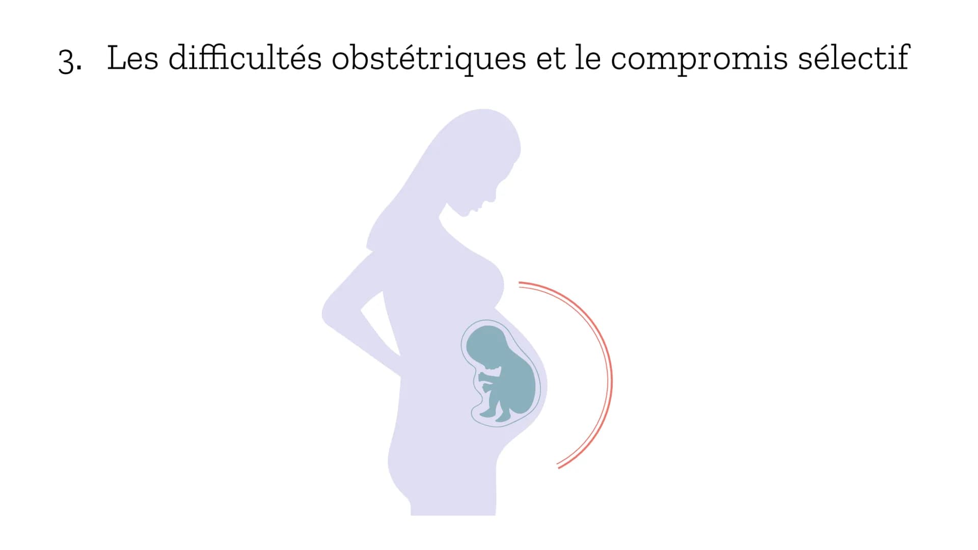 Les difficultés
obstétriques,
compromis
un
sélectif? Introduction :
Depuis toujours, les espèces sont en constante évolution, et ce par bras