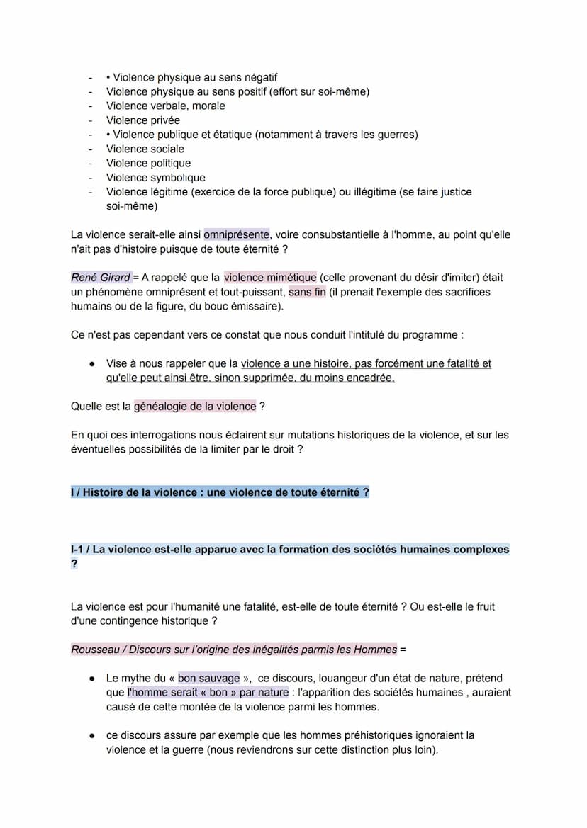 ●
HISTOIRE ET VIOLENCE
● explorer les diverses formes de domination s'étant exercées sur de nombreux
peuples soumis (violences subies et inf