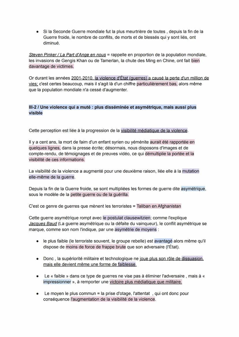 ●
HISTOIRE ET VIOLENCE
● explorer les diverses formes de domination s'étant exercées sur de nombreux
peuples soumis (violences subies et inf