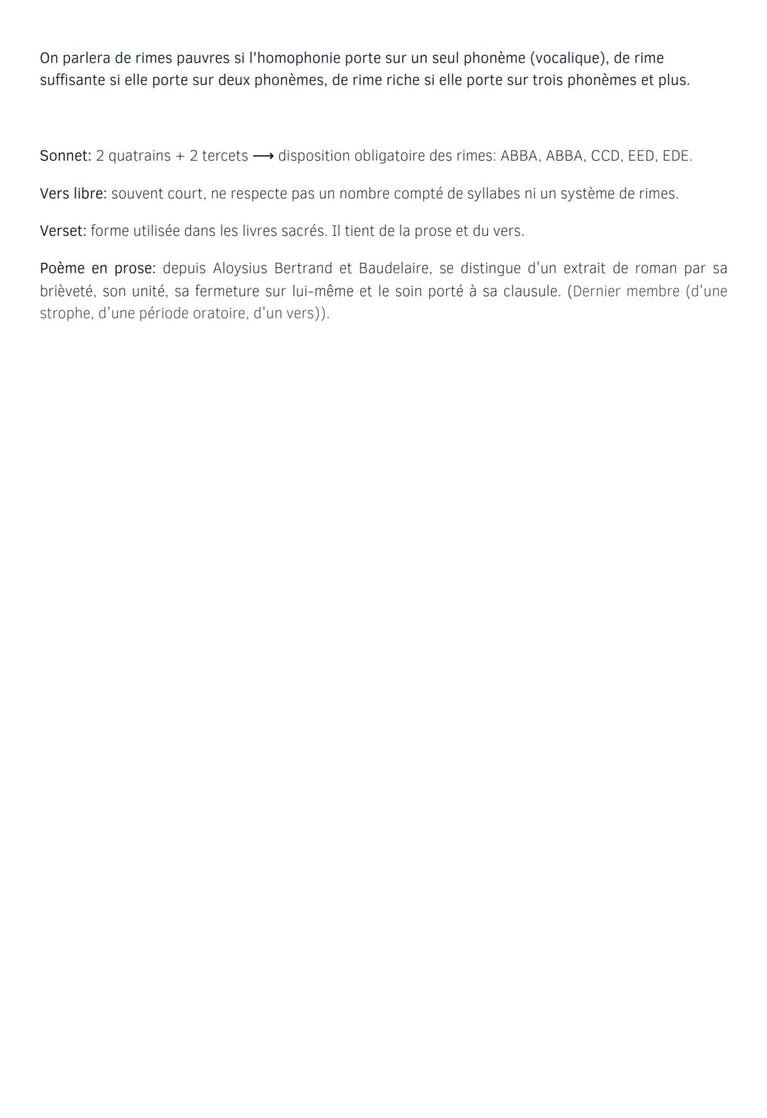LA VERSIFICATION (Poésie)
1. LES STROPHES
2 vers → distique 3 vers → tercet
4 vers →→ quatrain 5 vers→ quintil
Vers longueur = → isométrique