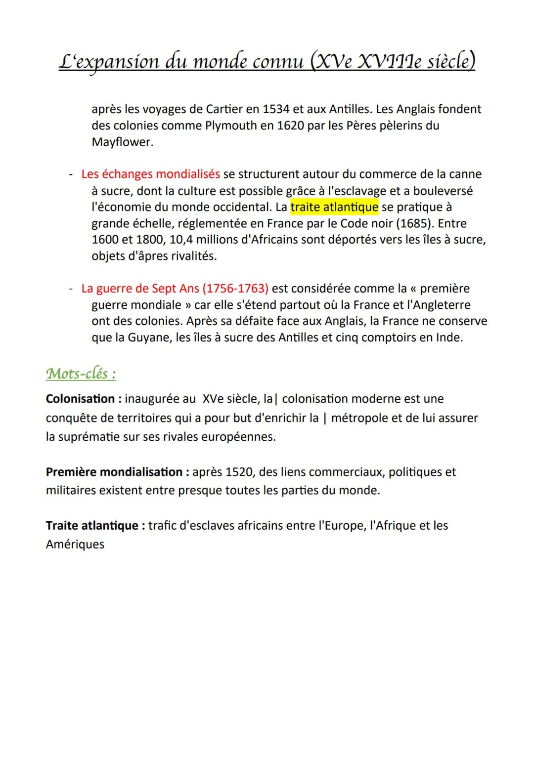 L'expansion du monde connu (XVe XVIIIe siècle)
Au XVe siècle, un monde en mouvement
Au xve siècle, les échanges se font surtout dans l'océan