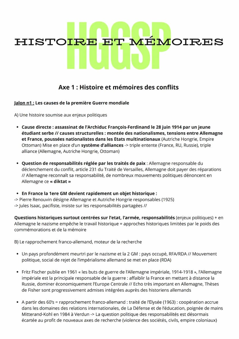 HISTOIRE ET MÉMOIRES
IRE ET MÉM
Introduction: Histoire et mémoires, Histoire et Justice
• Par leurs fréquences, leurs intensités, leurs viol
