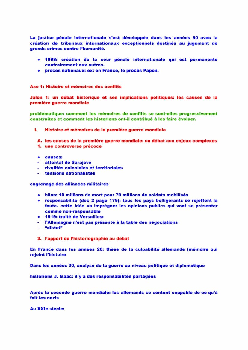 I.
A. Des liens complexes
-
Histoire et mémoire
La différence entre Histoire et mémoire
B. l'exemple des mémoires de la seconde guerre mondi