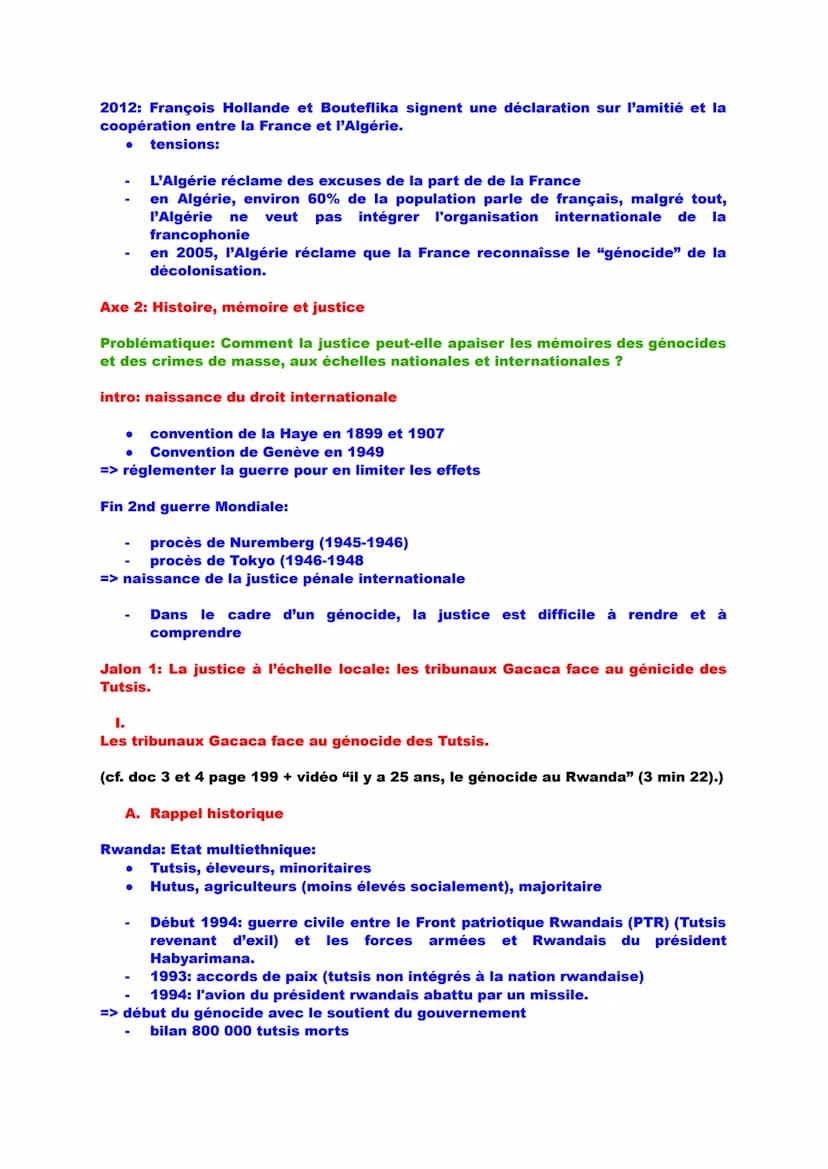 I.
A. Des liens complexes
-
Histoire et mémoire
La différence entre Histoire et mémoire
B. l'exemple des mémoires de la seconde guerre mondi