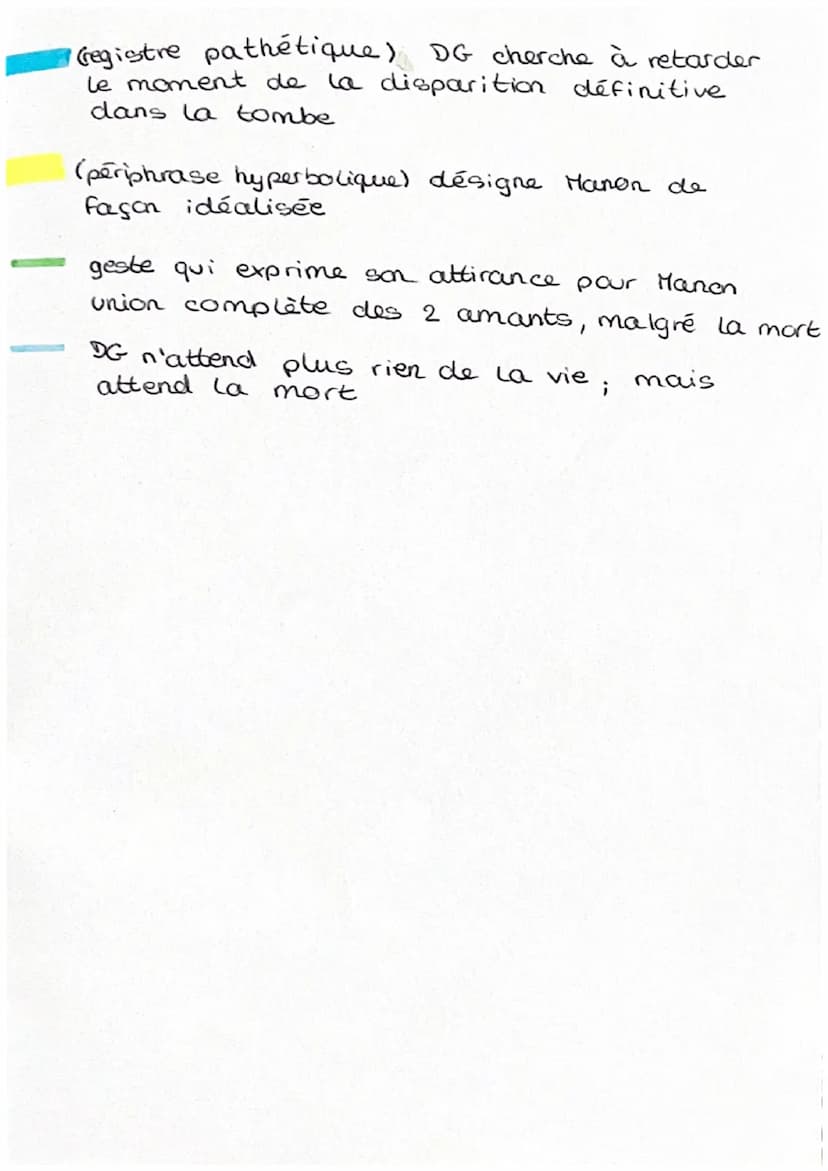 <h3 id="lenterrementdemanonlescaut">L'Enterrement de Manon Lescaut</h3>
<p>Le récit de l'enterrement de Manon Lescaut exprime à la fois la d