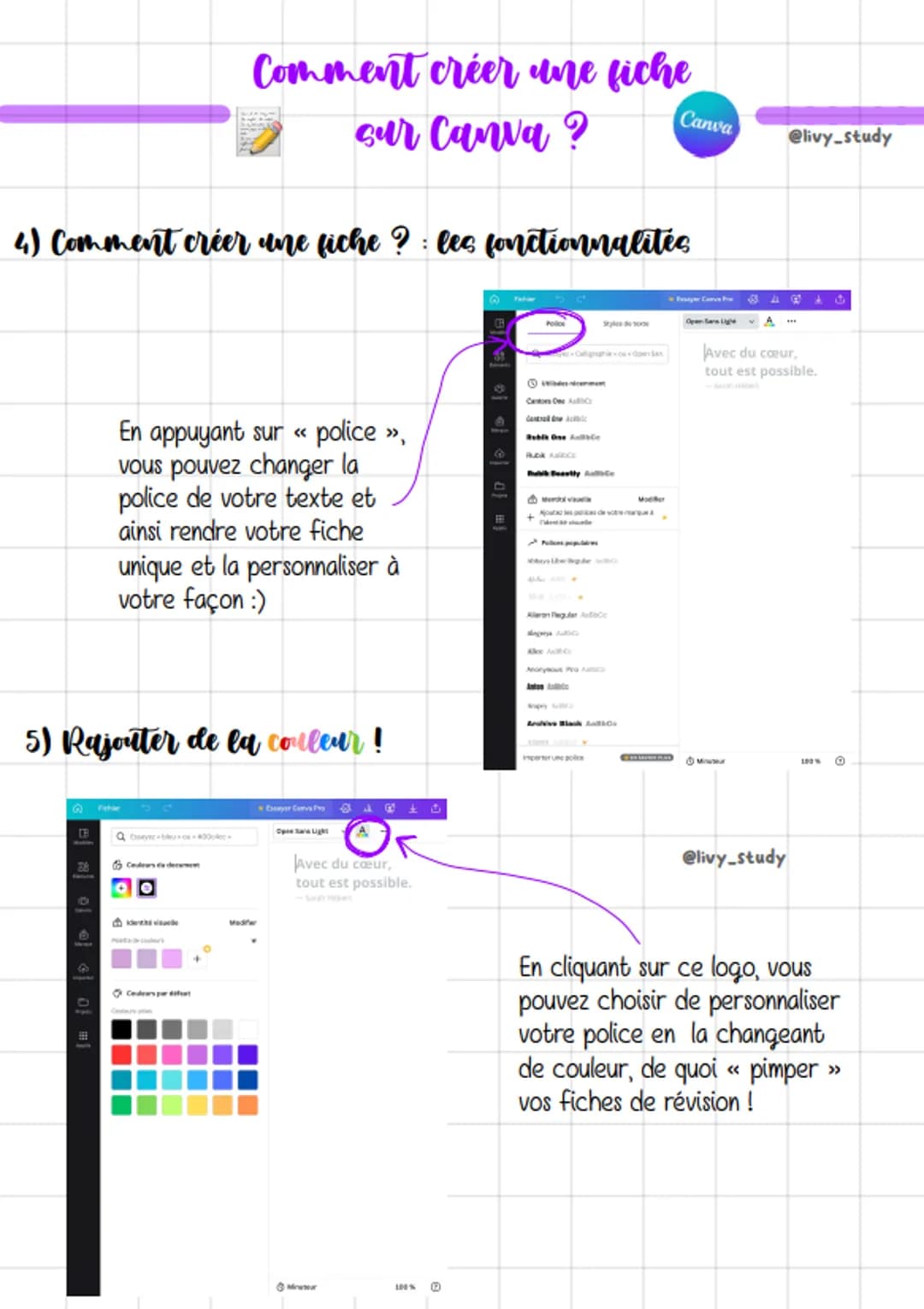 1) Télécharger l'application: Canva
Voici le logo de l'application
2) Commencer un projet
Canva
Vous aimerez peut-être...
Dec
Tou
Comment cr