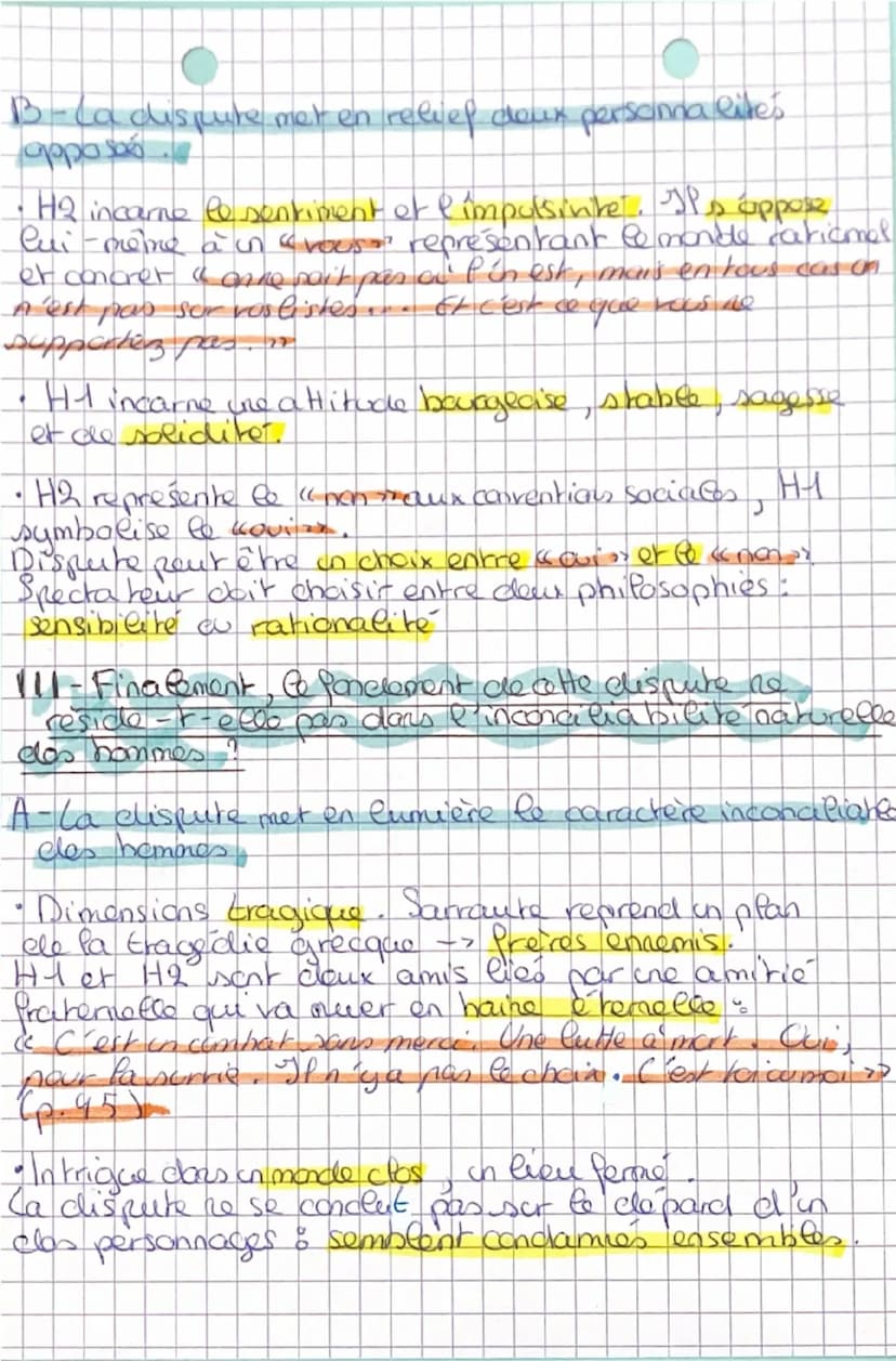 --- OCR Start ---
Pour un qui ou pour un non
Introduction
1982 Nathalie Sarraute
Dispute - thème théâtral fécond.
Retrouvaille de deux amis 