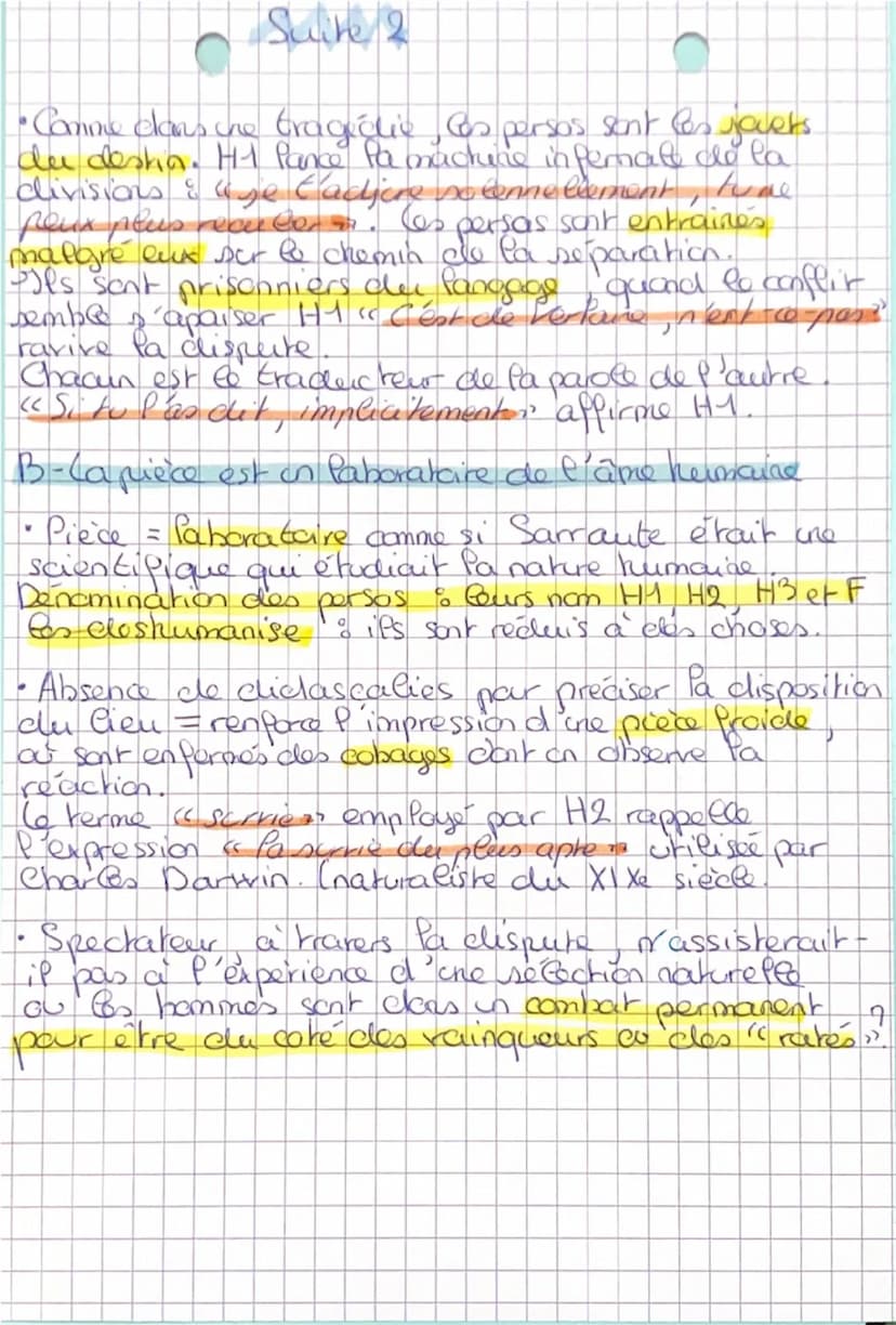 --- OCR Start ---
Pour un qui ou pour un non
Introduction
1982 Nathalie Sarraute
Dispute - thème théâtral fécond.
Retrouvaille de deux amis 