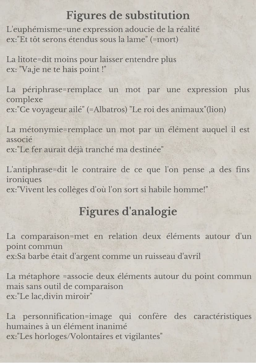 Figures d'insistances
Le parallélisme =reproduit une même construction syntaxique
ex :"présente je vous fuis,absente je vous trouve
D
le chi