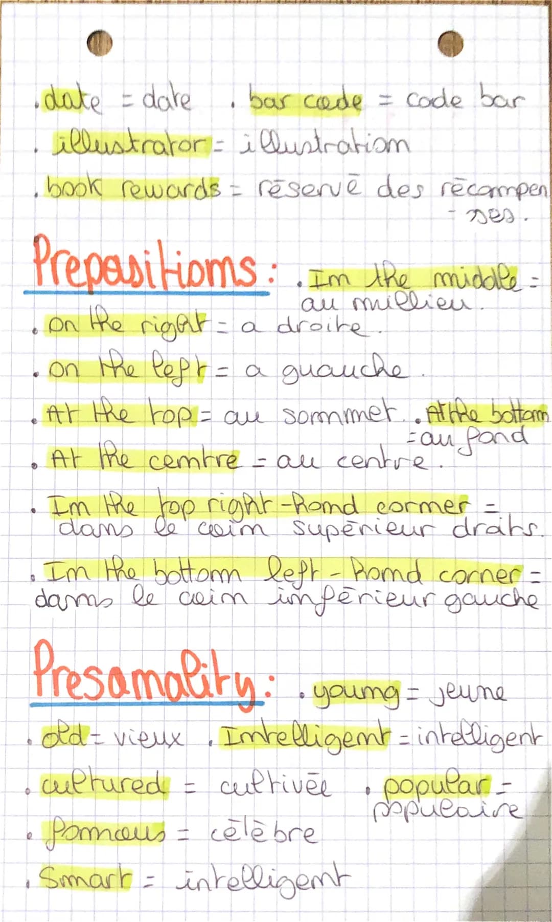 Anglais vocabulaires
j
☆
Cinema: Pilm poster = affiche de
film.
f
• director = realisateur. Actors= autheur
•Titte = titre Technology: la te