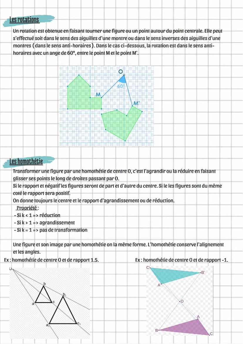 maths
Transformation du plan
La symétrie axiale
La symétrie axiale superposent deux figures ou point par le "pliage "le loin d'une droite.
F