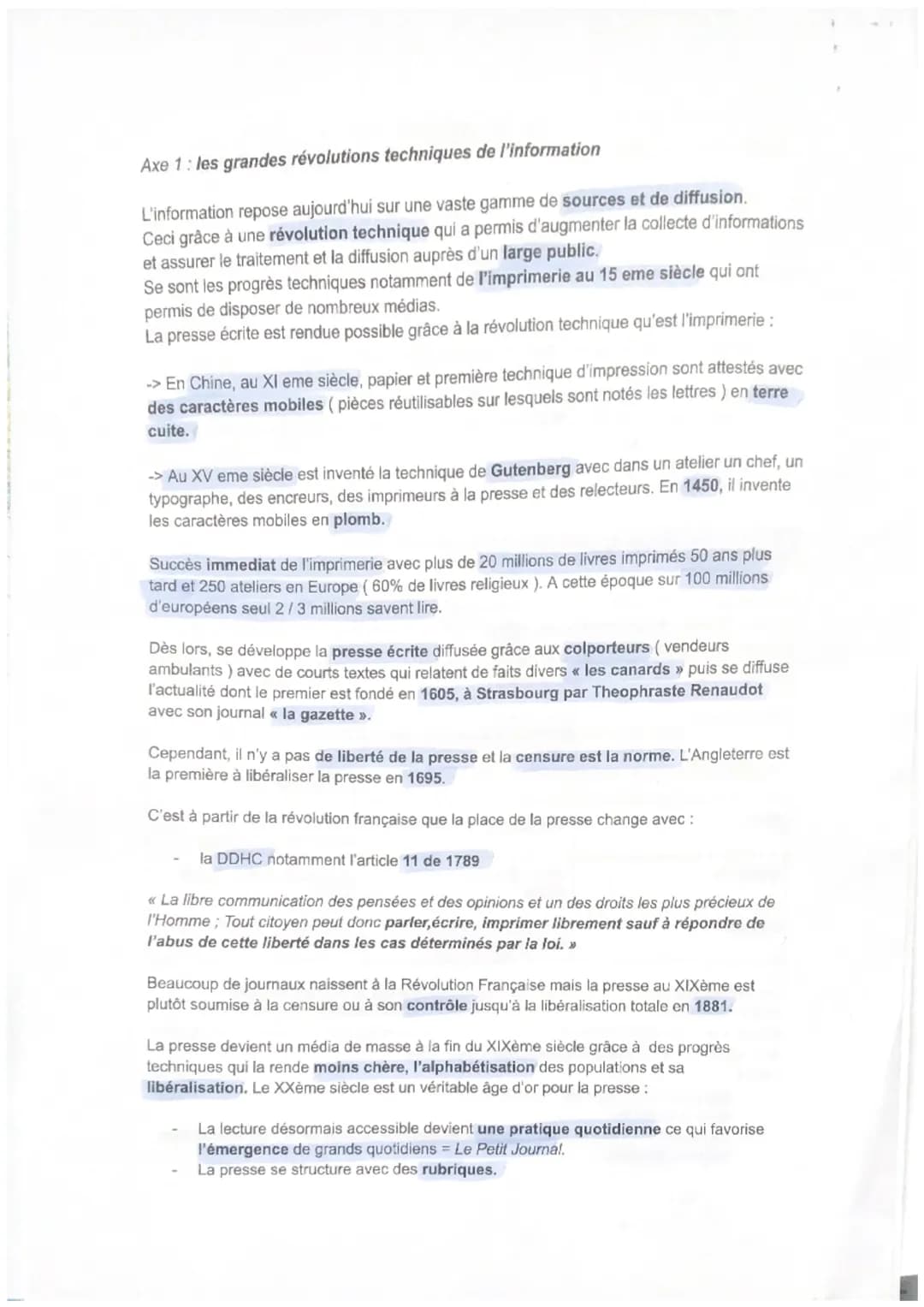 HGGSP: thème 1
S'informer - un regard critique sur les sources et les modes de communication.
Intro: comment s'informe-t-on aujourd'hui ?
L'