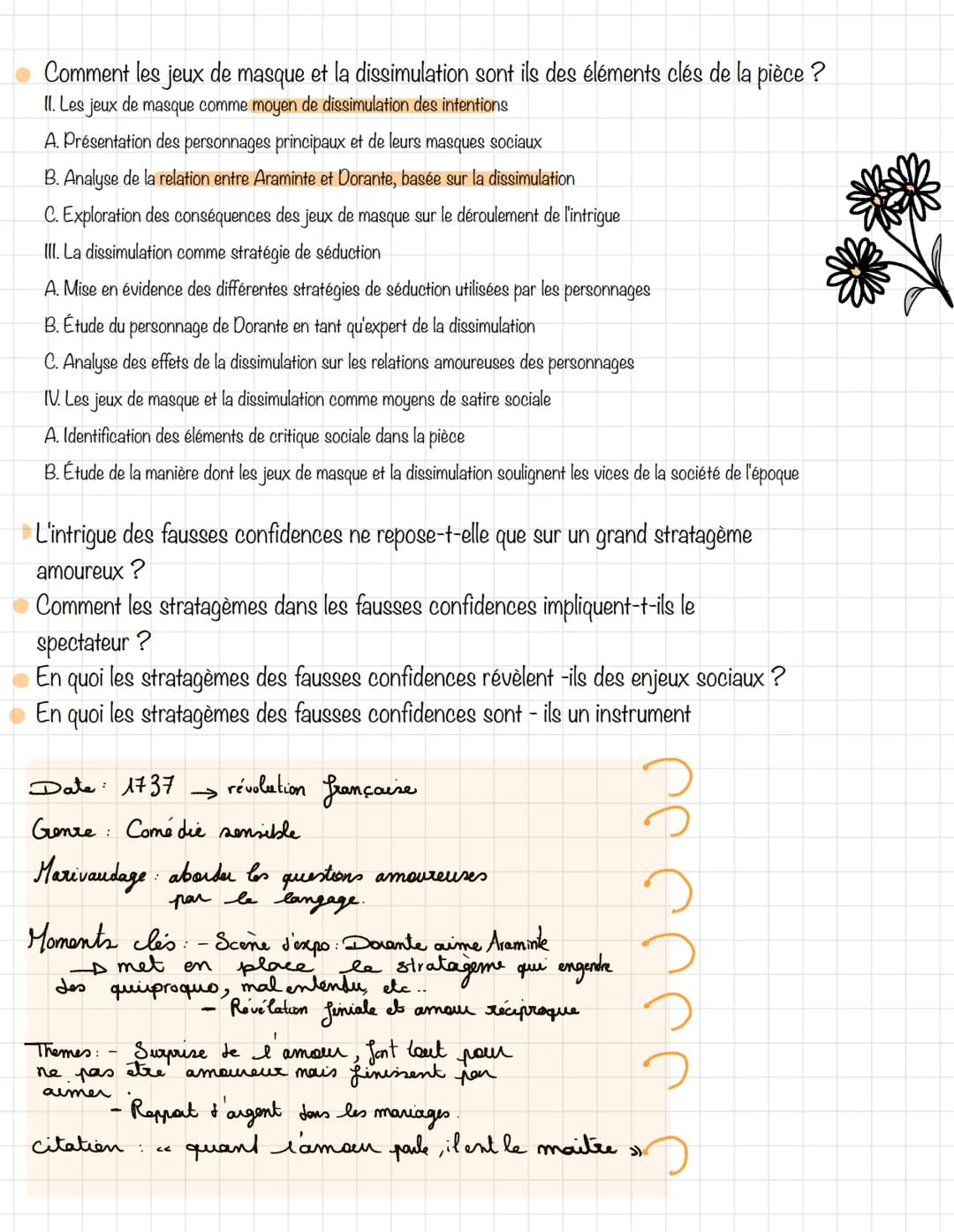 les fausses confisunce
L'amour
Dans Les Fausses Confidences, l'amour doit vaincre des obstacles
extérieurs et des obstacles intérieurs.
L'ob