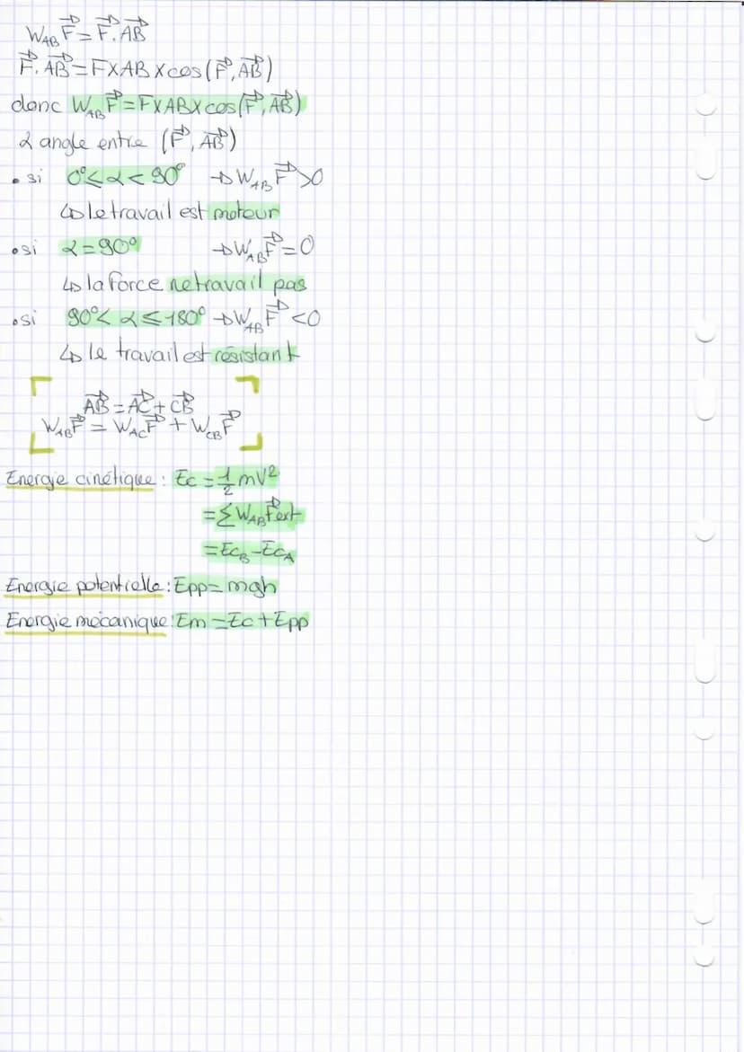 mouvement d'un
systeme
intensité (cunerme) = P= mxg
si immobile alors P²° +R² =²²
cas 2
pour étudier le mouvement d'un
object on utilise un 