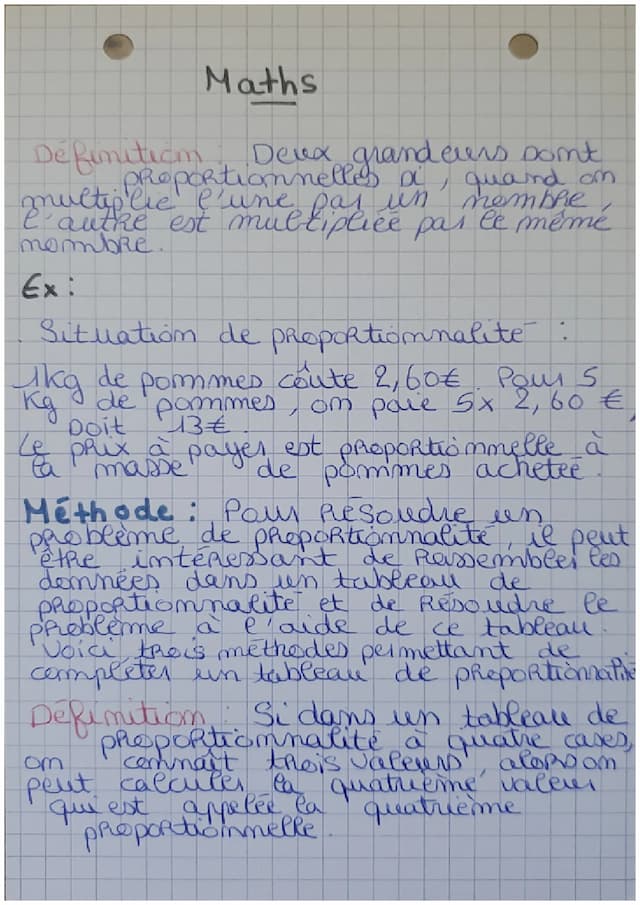 Know Proportionnalité  thumbnail
