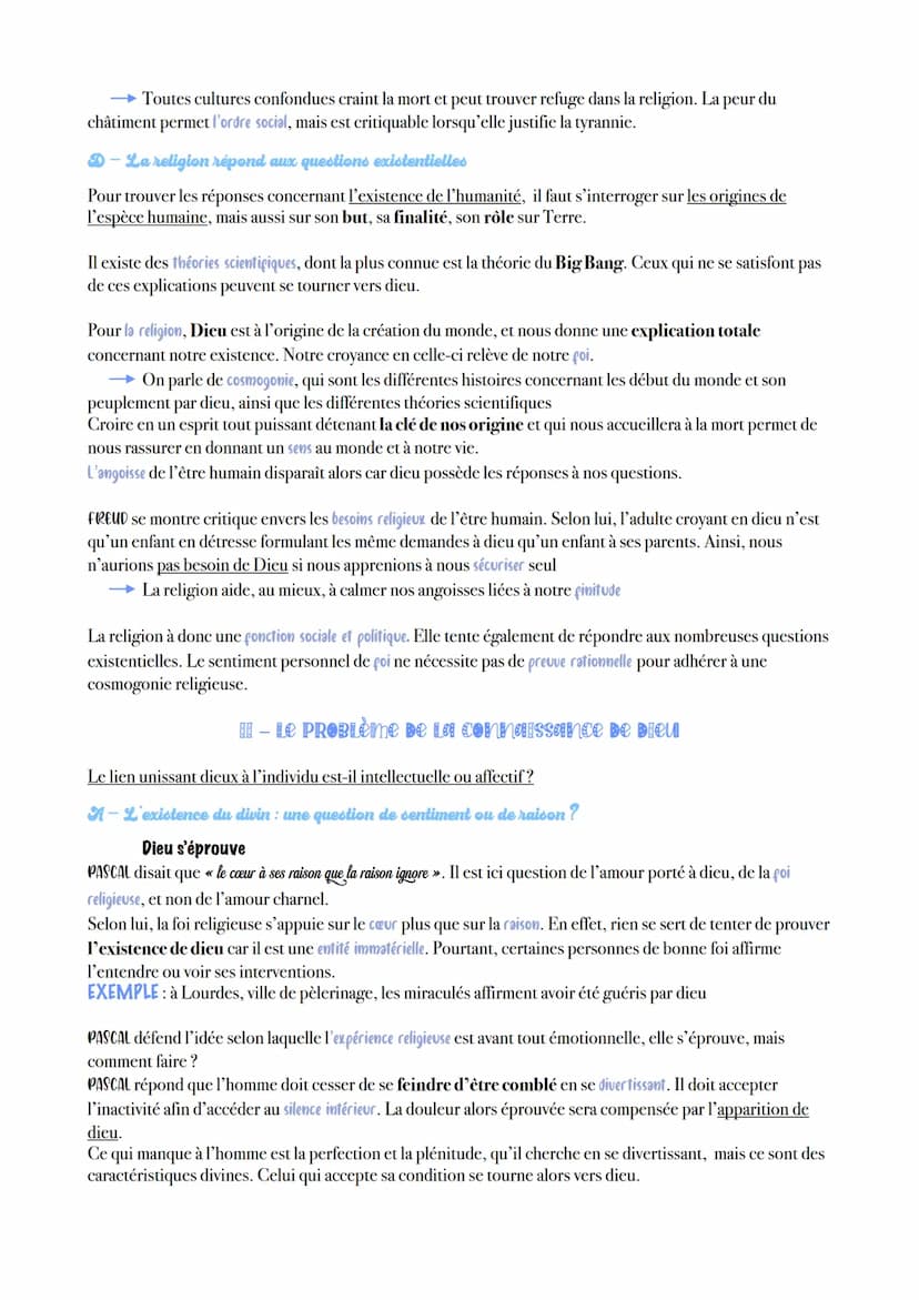 Chapiloo 13
LA RELIGION
Ribic Religion vient du latin « religare » qui signifie « relier ». La philosophie analyse donc la religion comme un