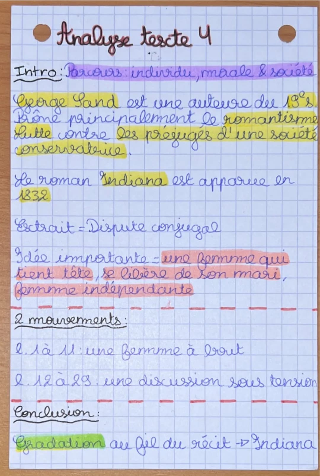 Explication linéaire 