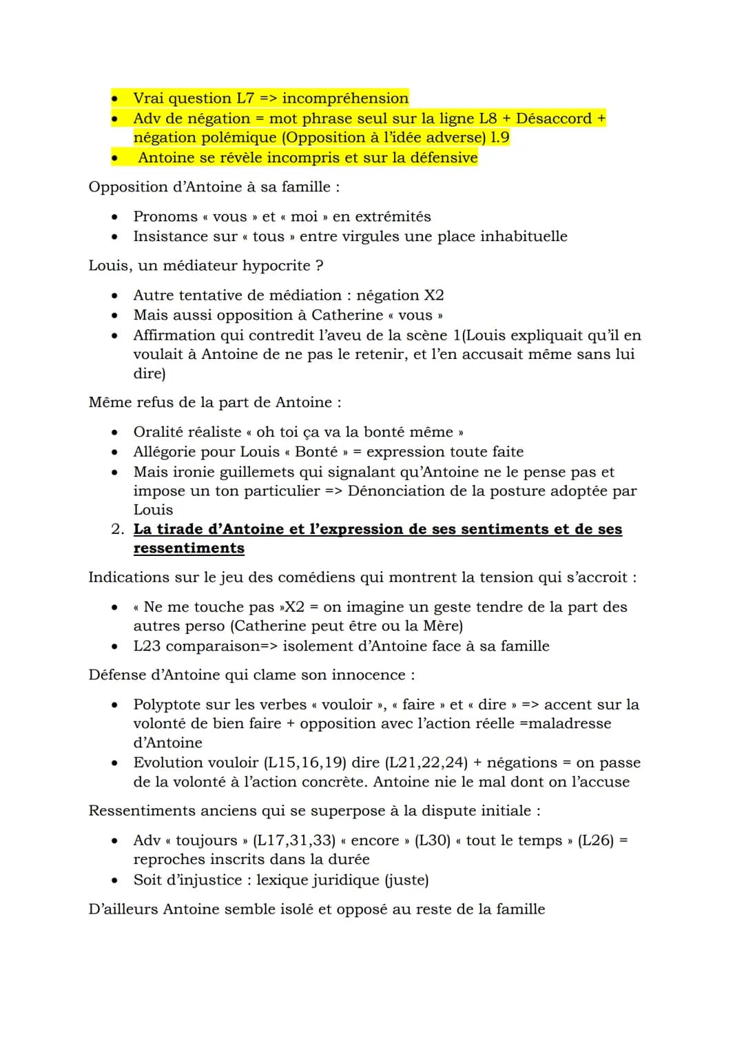 TEXTE 13 : la dispute avec Antoine (deuxième partie, scène 2)
Introduction :
Jean-Luc Lagarce est un dramaturge et metteur en scène contempo