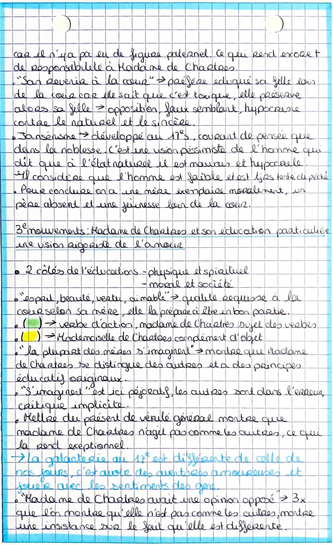 Explication linéaire le portrait de la princesse de Clèves (2/2)