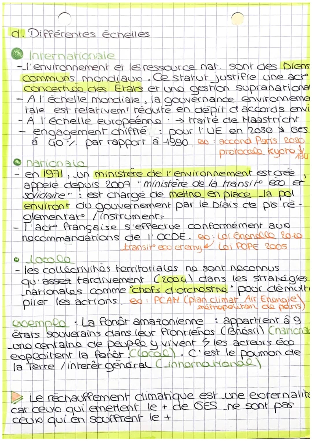 CHAPITRE 5
Quelles actions publiques pour
Enviromen
L'environnement designe le milieu dans lequel
evolve un organisme. Il comprend l'air, Tr