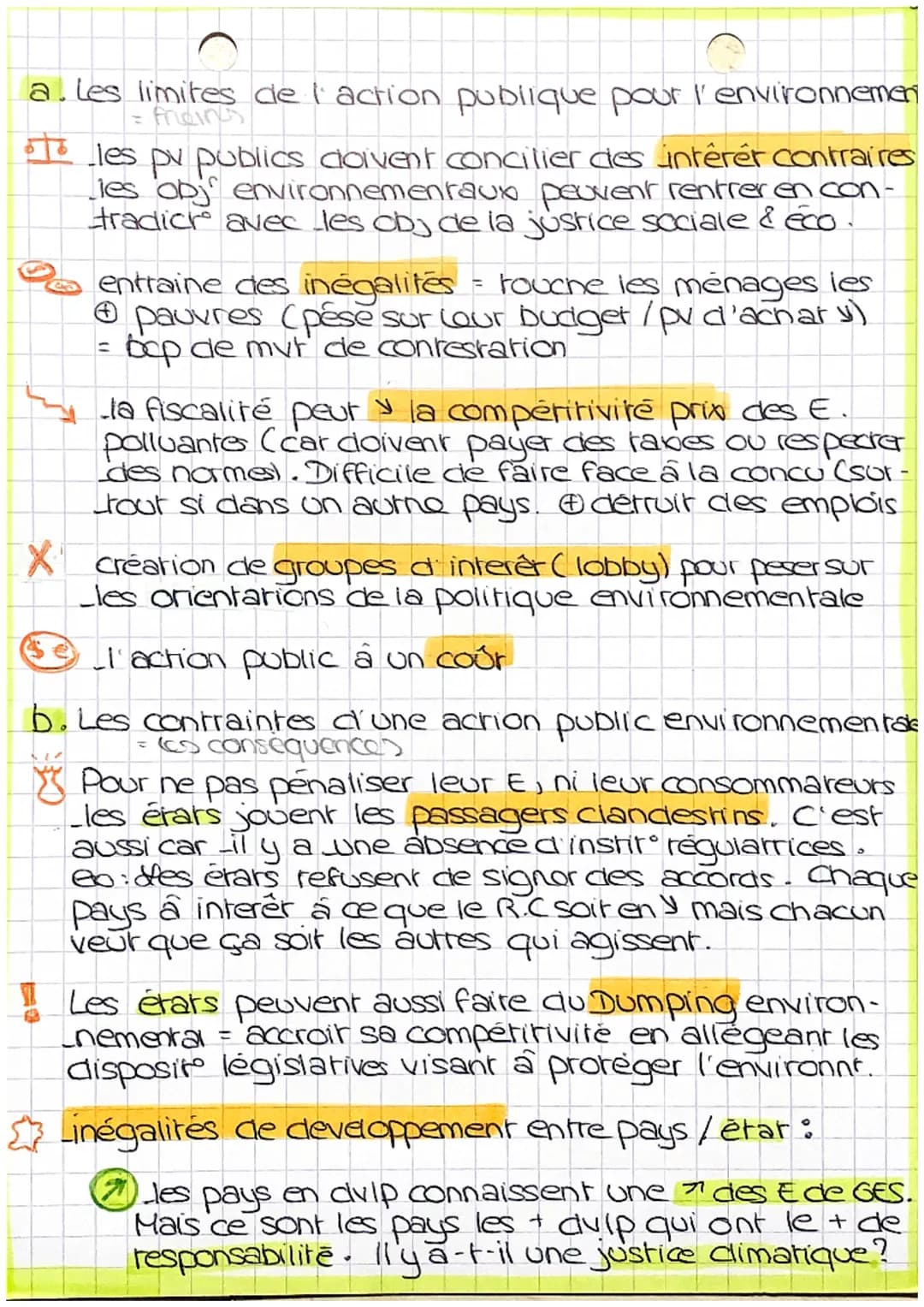 CHAPITRE 5
Quelles actions publiques pour
Enviromen
L'environnement designe le milieu dans lequel
evolve un organisme. Il comprend l'air, Tr