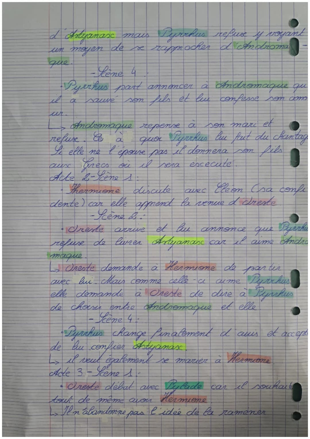 s
Androma
Notes + Contexte
Contexte
0
•
na que
Guerre entre la Grèce et trois
Achille Cheros Grecs + père de Pyrrhus.) lue
Hector (heros Foy