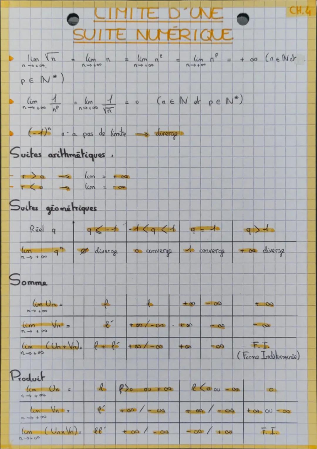 # LIMITE D'UNE
# SUITE NUMÉRIQUE

$lim_{n \to \infty} \sqrt[n]{n} = lim_{n \to \infty} n^{\frac{1}{n}} = lim_{n \to \infty} n^0 = lim_{n \to