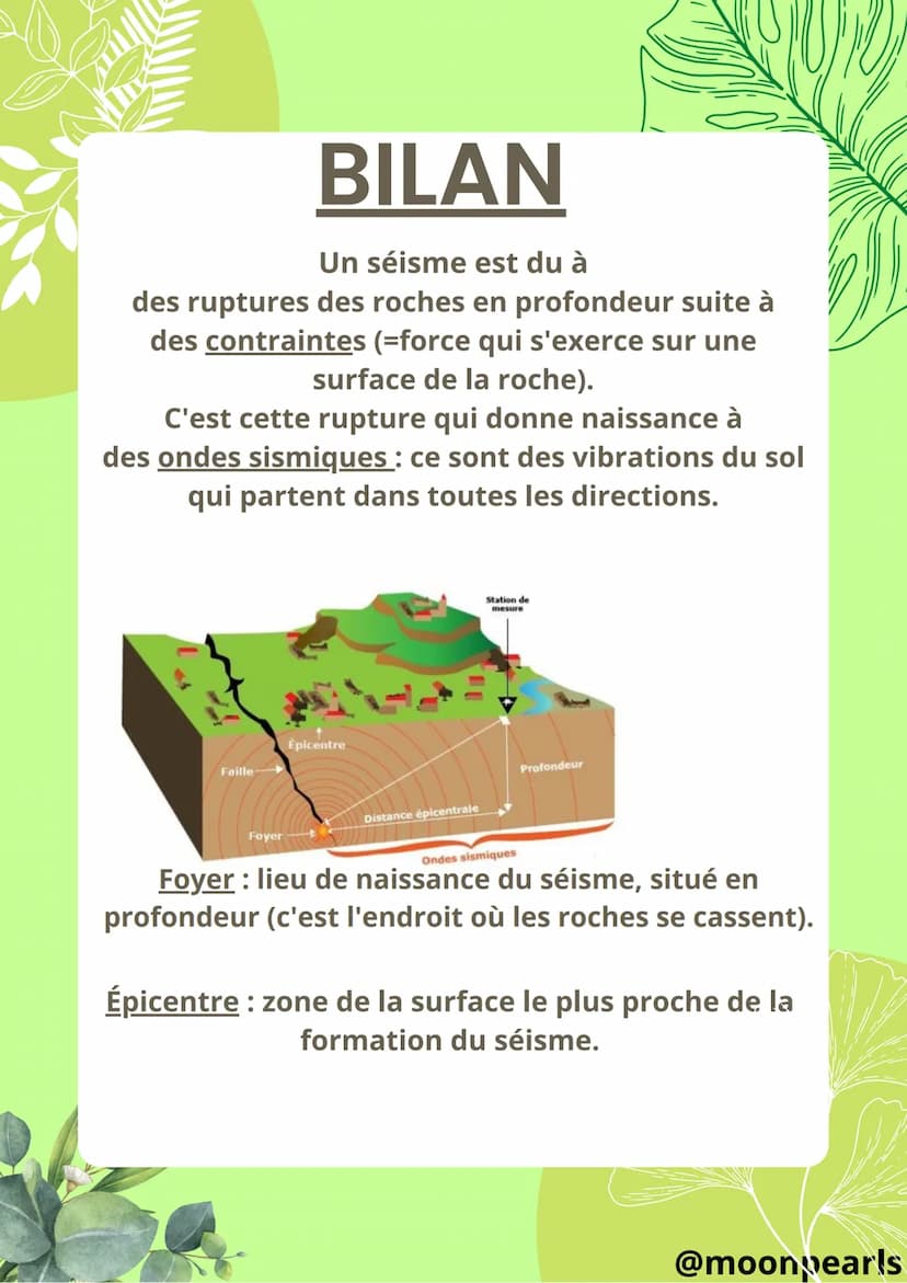 Définition: Un séisme est un mouvement bref
et brutal (=série de secousses) de la surface du
globe. Il peut causer des dégâts matériels et
h