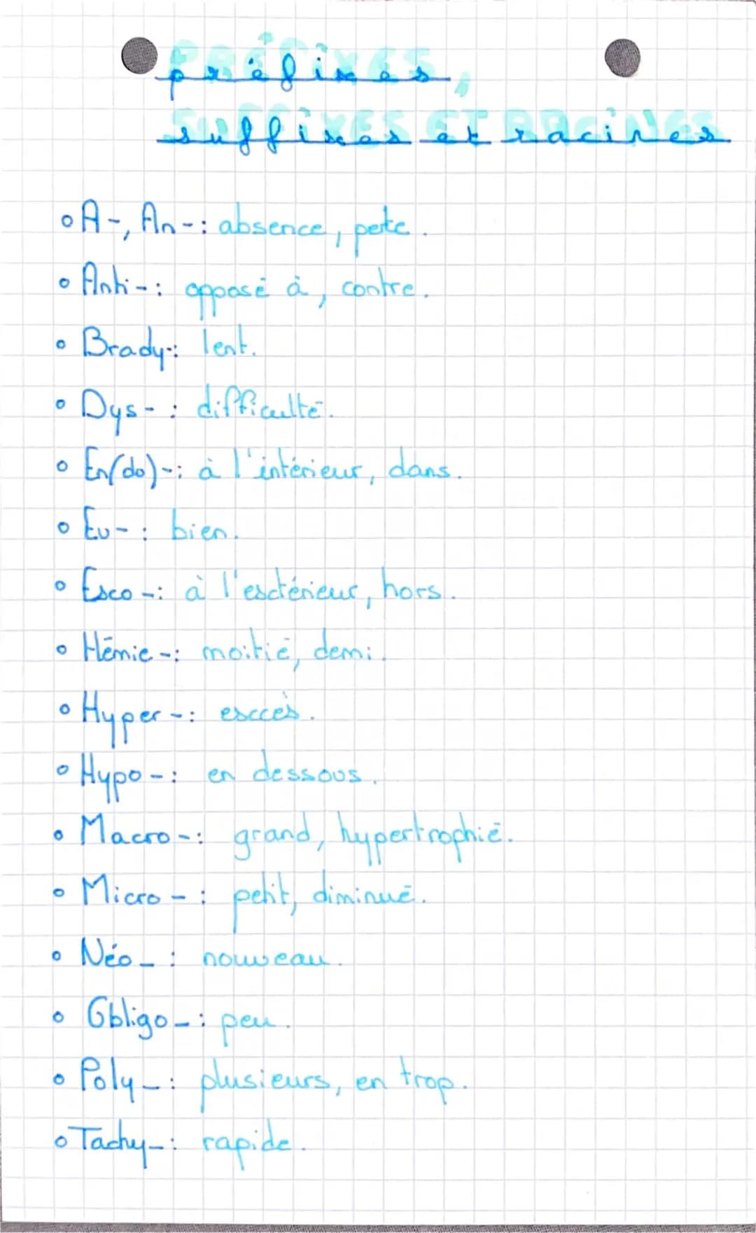 Terminologie Médicale PDF : Suffixes, Préfixes et Racines pour Infirmiers