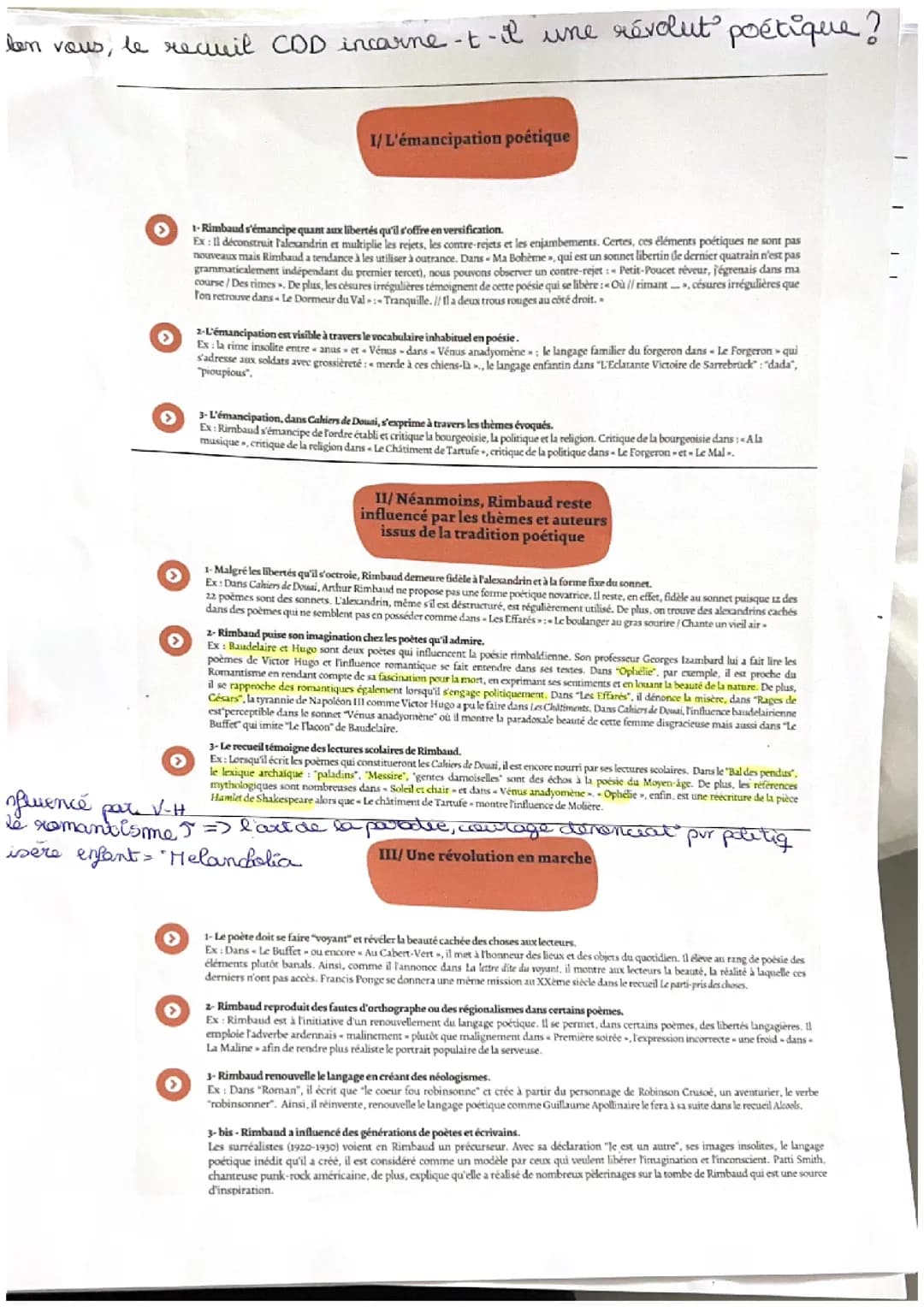 Dissertation Arthur Rimbaud 