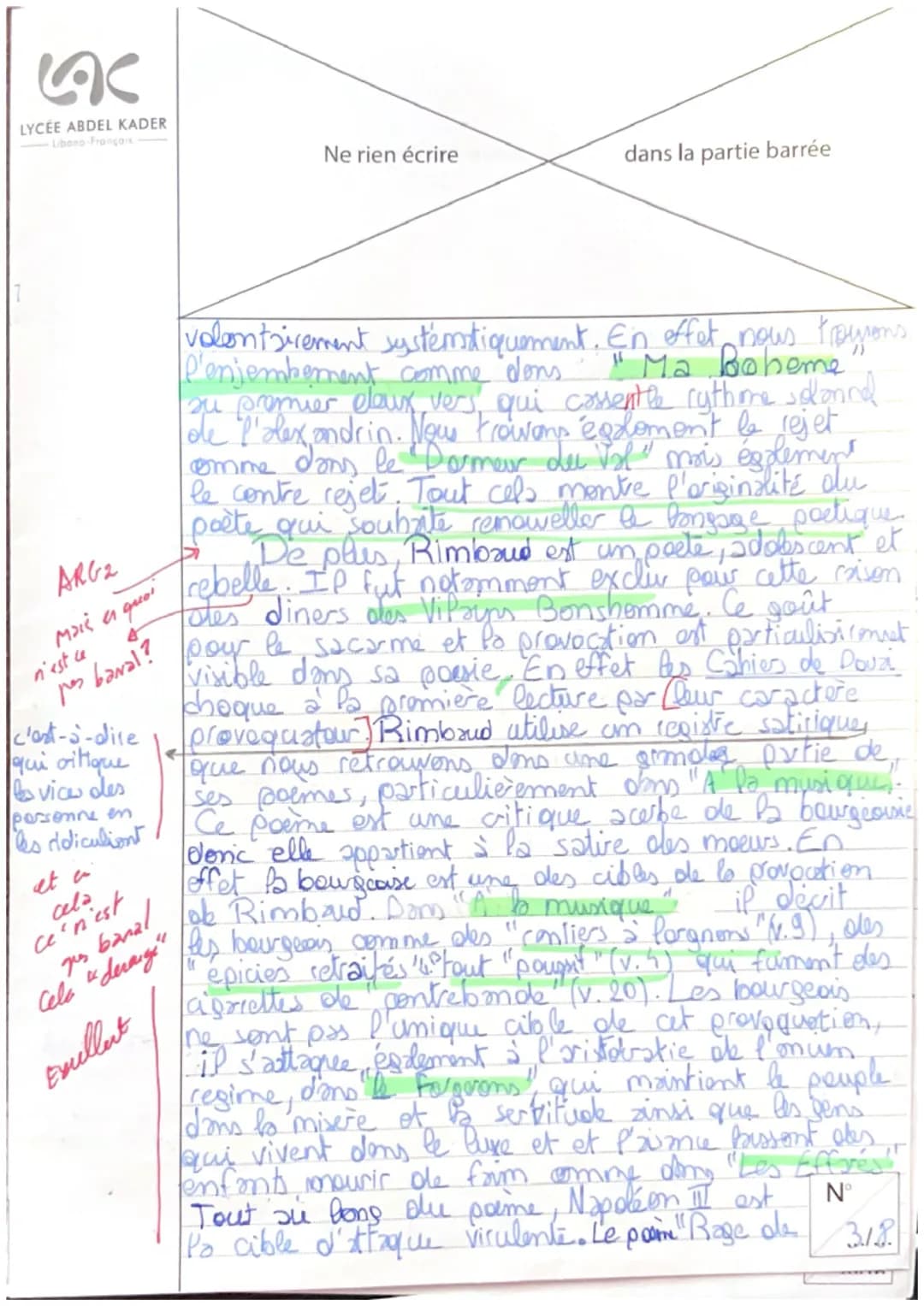 Ne rien écrire dans ce cadre
Arthur Rimbaud n'avait que seize ons.
Porsqu'il ecrit les Cahiers de Douai. Un recueil
de poome ecrit en 1870 m