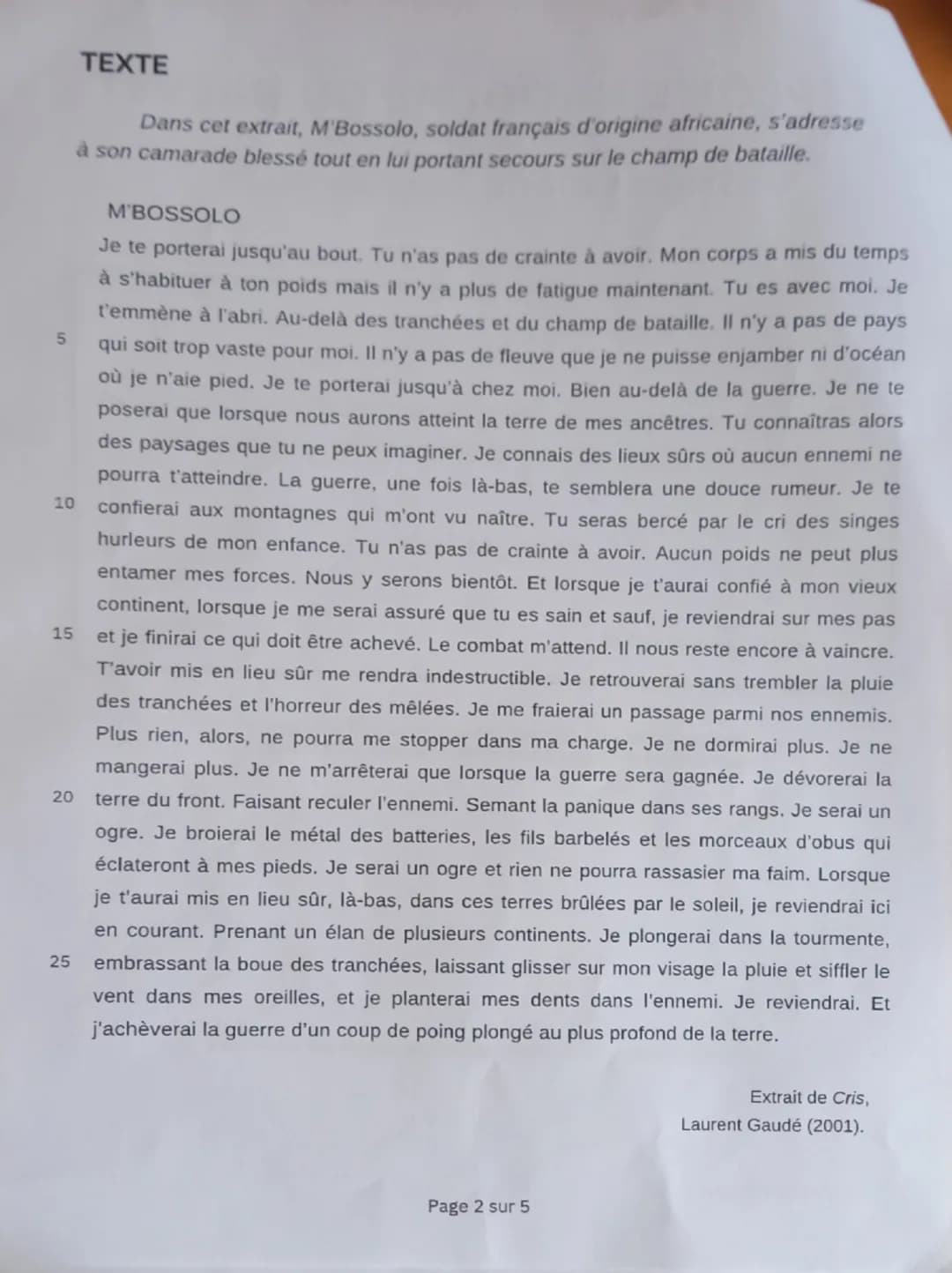 # DIPLÔME NATIONAL DU BREVET

Brevet blanc janvier 2025

## FRANÇAIS

Compréhension et compétences d'interprétation
Grammaire et compétences