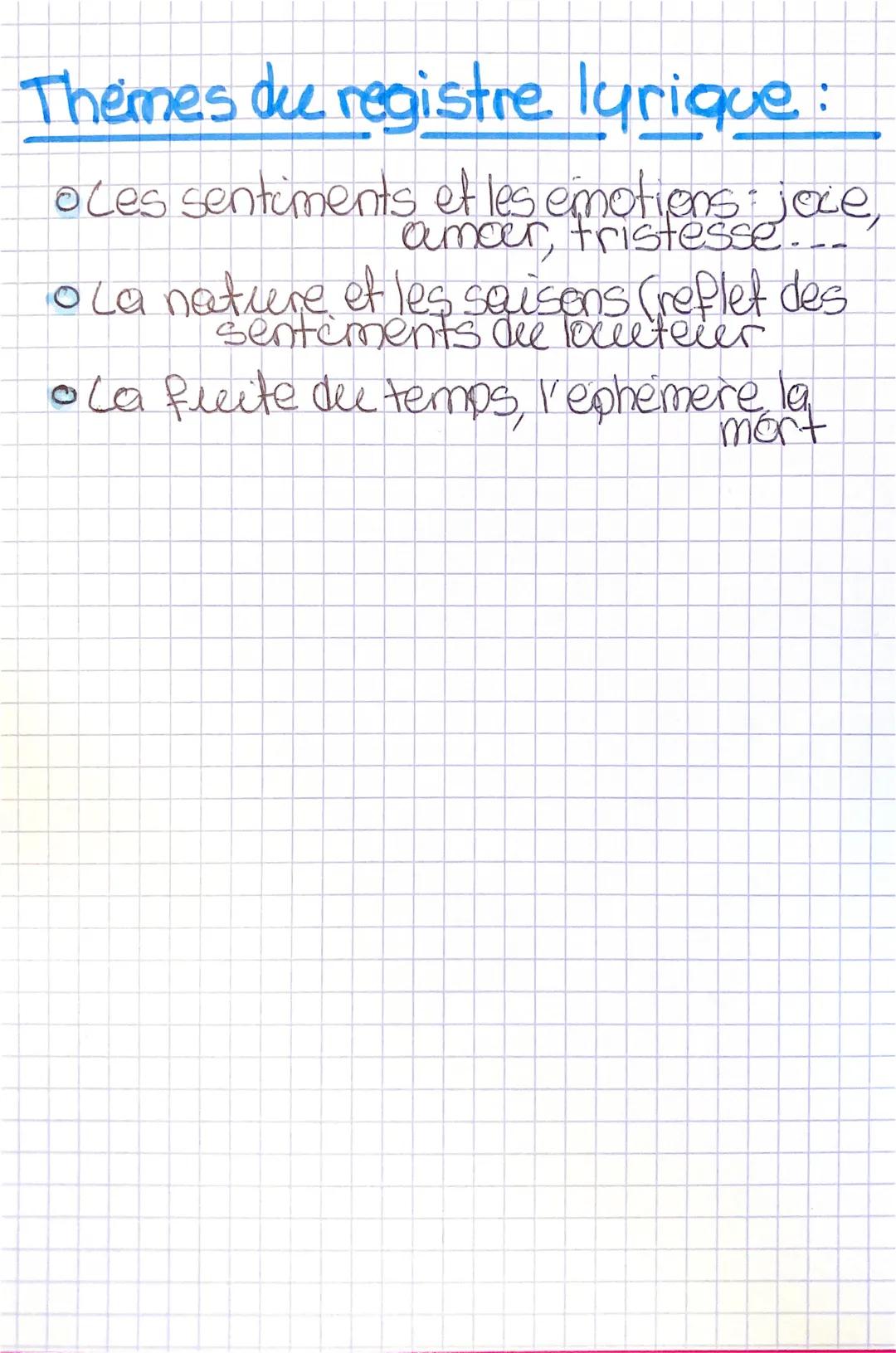 # REGISTRE LYRIQUE

Registre lurique.2 = expression
de l'etat d'ame et des emotions..
Registre frequent en poesie mais aussi
dans le theatre
