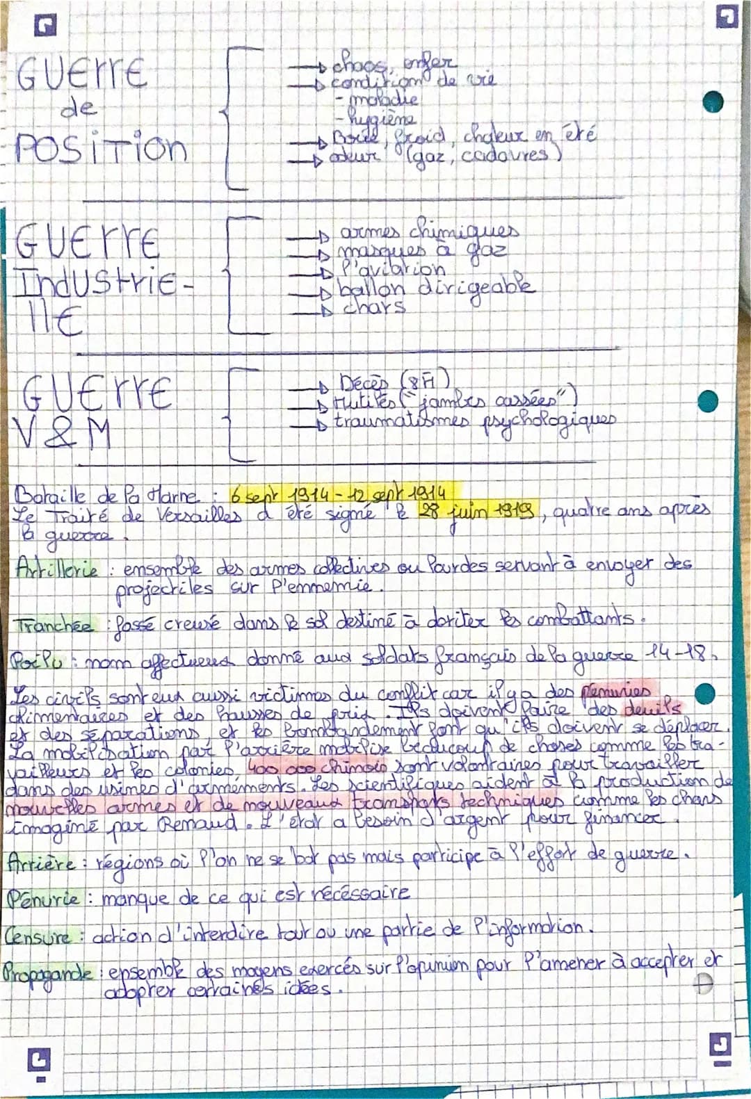 G
chapt
1 ore Guerre Mondiale
Guerore Total: querre au cours de laquelle l'etar mobilise
routes les ressources humaines, économiques
financi