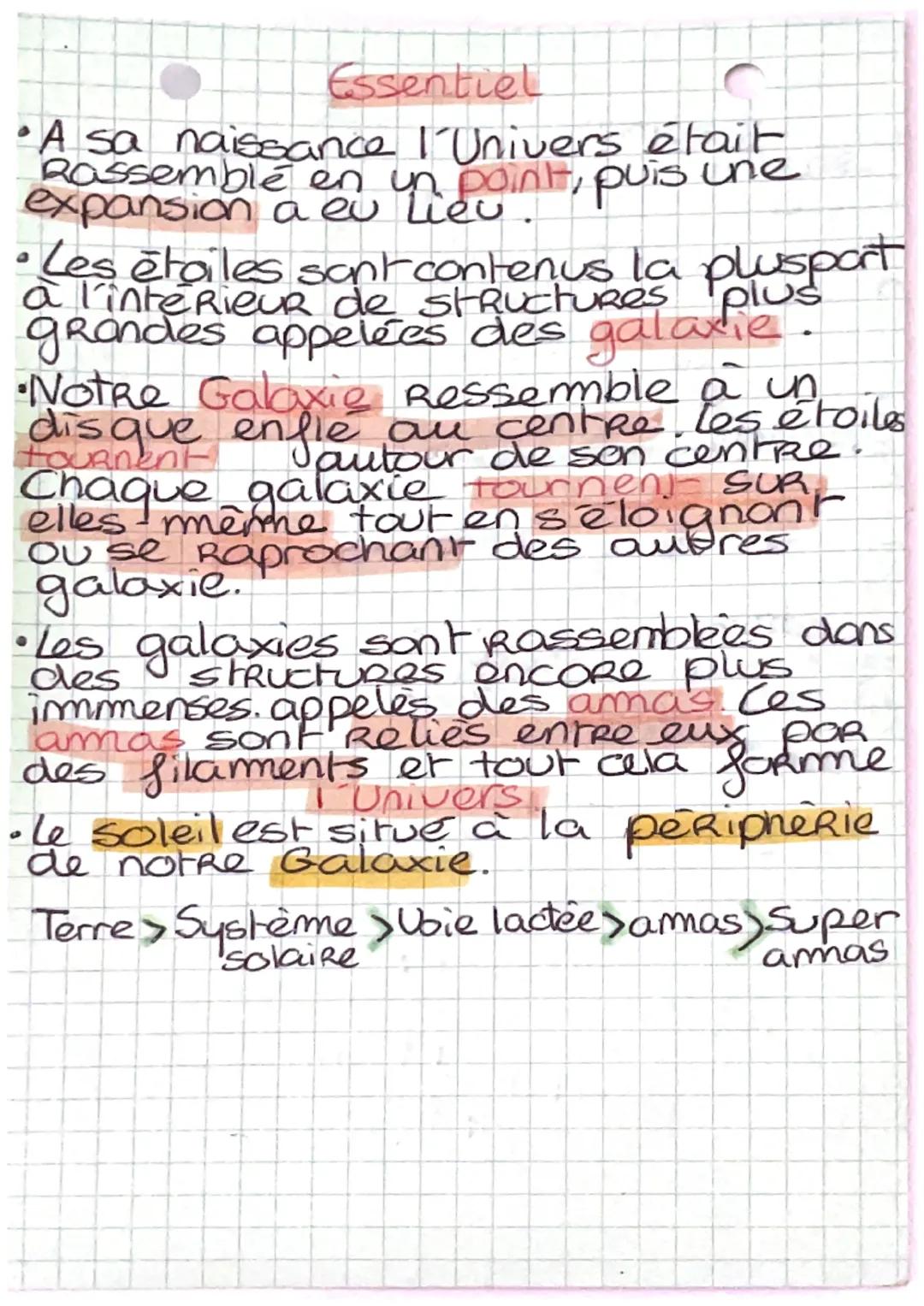Chapitre 4

La matière et
l'Univers

les puissances de 10 servent à simplifier
les grands
les grands nombres.

Définitions:

Etoile: astre b