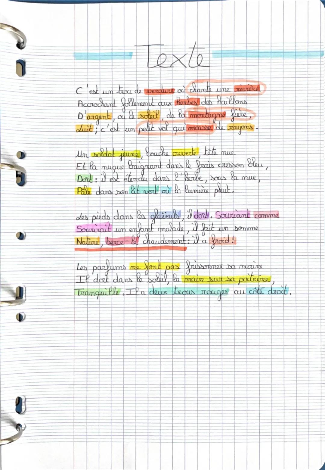 Sonnet Forme Fixe et
ragulizne
20/27
dbxon deim

Le Dormeur du Val

Objet d'étude : La poesie du XIX au XXIe siècle

Parcocers: Emancipation