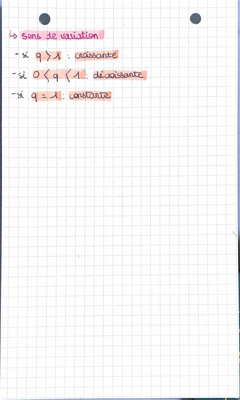 Les suites
A Suite authmétique:
- une suite arithmétique II est une suite defini
par son premier teme Mo (ou un) et une
relation de recurenc