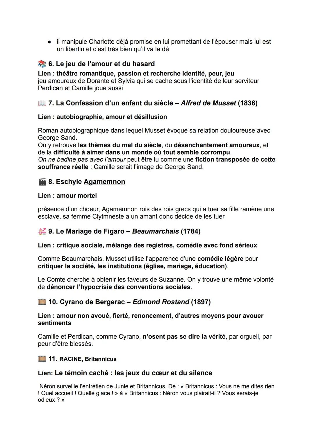 On ne badine pas avec l'amour, Alfred de Musset 1834
Recueil citations:
Acte II scène 3 Rosette & Perdican ->langage lyrique de Perdican "Pa