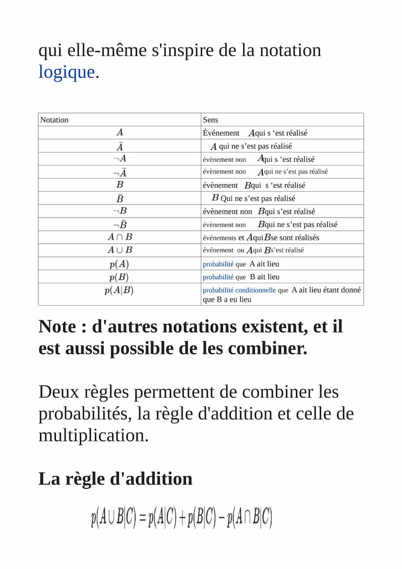 Inférence bayésienne
L'inférence bayésienne est une méthode
d'inférence statistique par laquelle on
calcule les probabilités de diverses cau