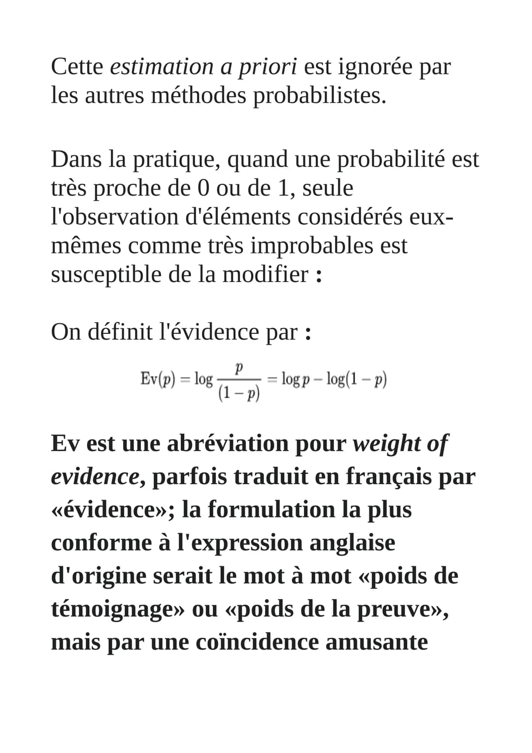 Inférence bayésienne
L'inférence bayésienne est une méthode
d'inférence statistique par laquelle on
calcule les probabilités de diverses cau