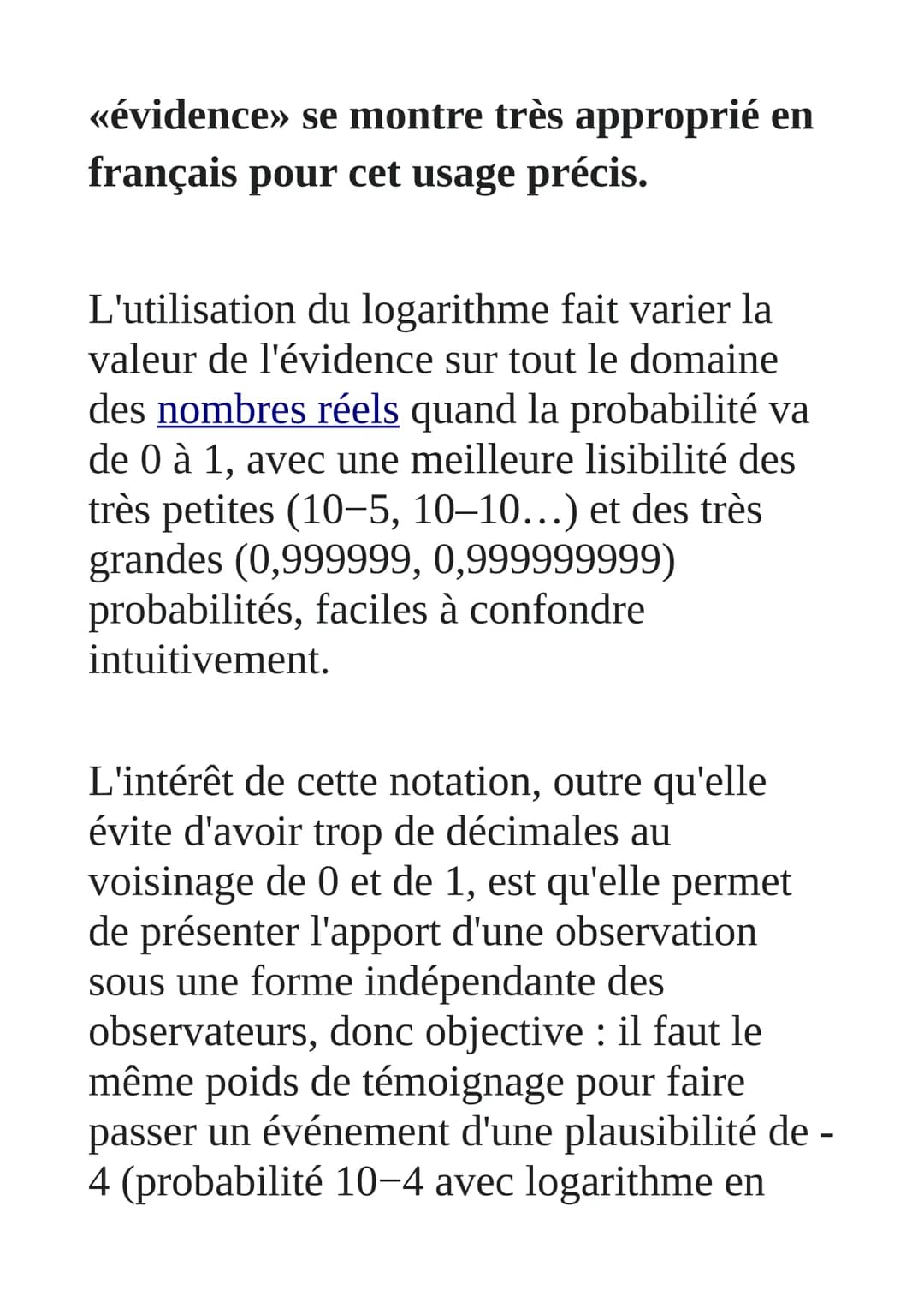 Inférence bayésienne
L'inférence bayésienne est une méthode
d'inférence statistique par laquelle on
calcule les probabilités de diverses cau