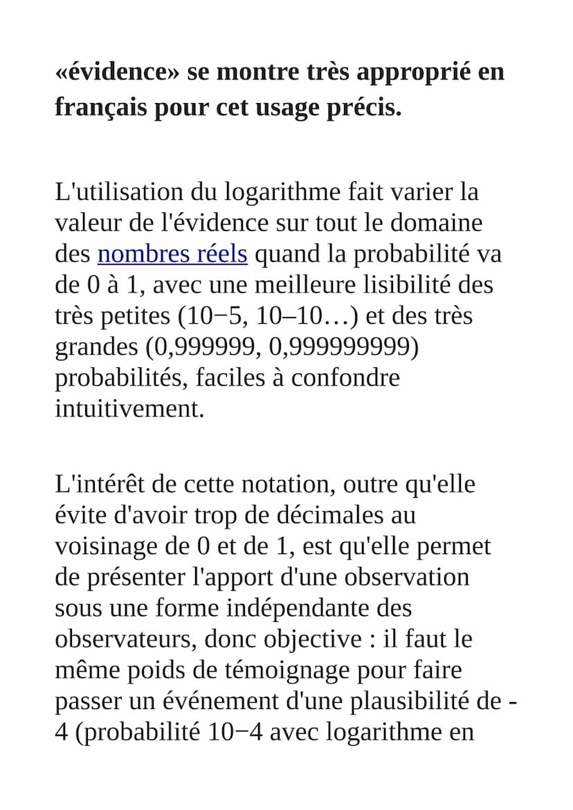 Inférence bayésienne
L'inférence bayésienne est une méthode
d'inférence statistique par laquelle on
calcule les probabilités de diverses cau