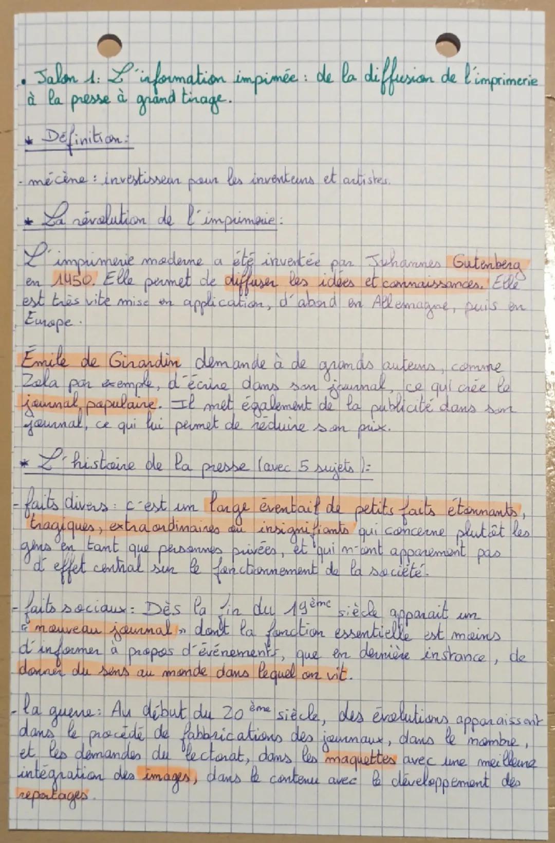 •HGGS P

Thème 4: S'informer: un regard critique sur les sources
et modes de communicatione

Chapitre 1: Les grandes révolutions techniques 
