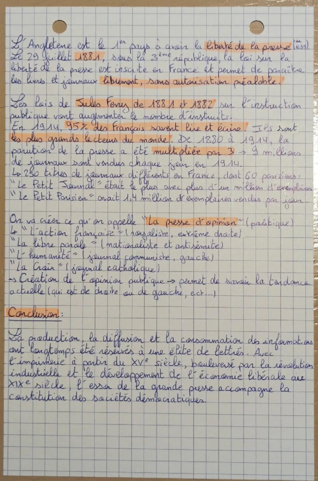 •HGGS P

Thème 4: S'informer: un regard critique sur les sources
et modes de communicatione

Chapitre 1: Les grandes révolutions techniques 