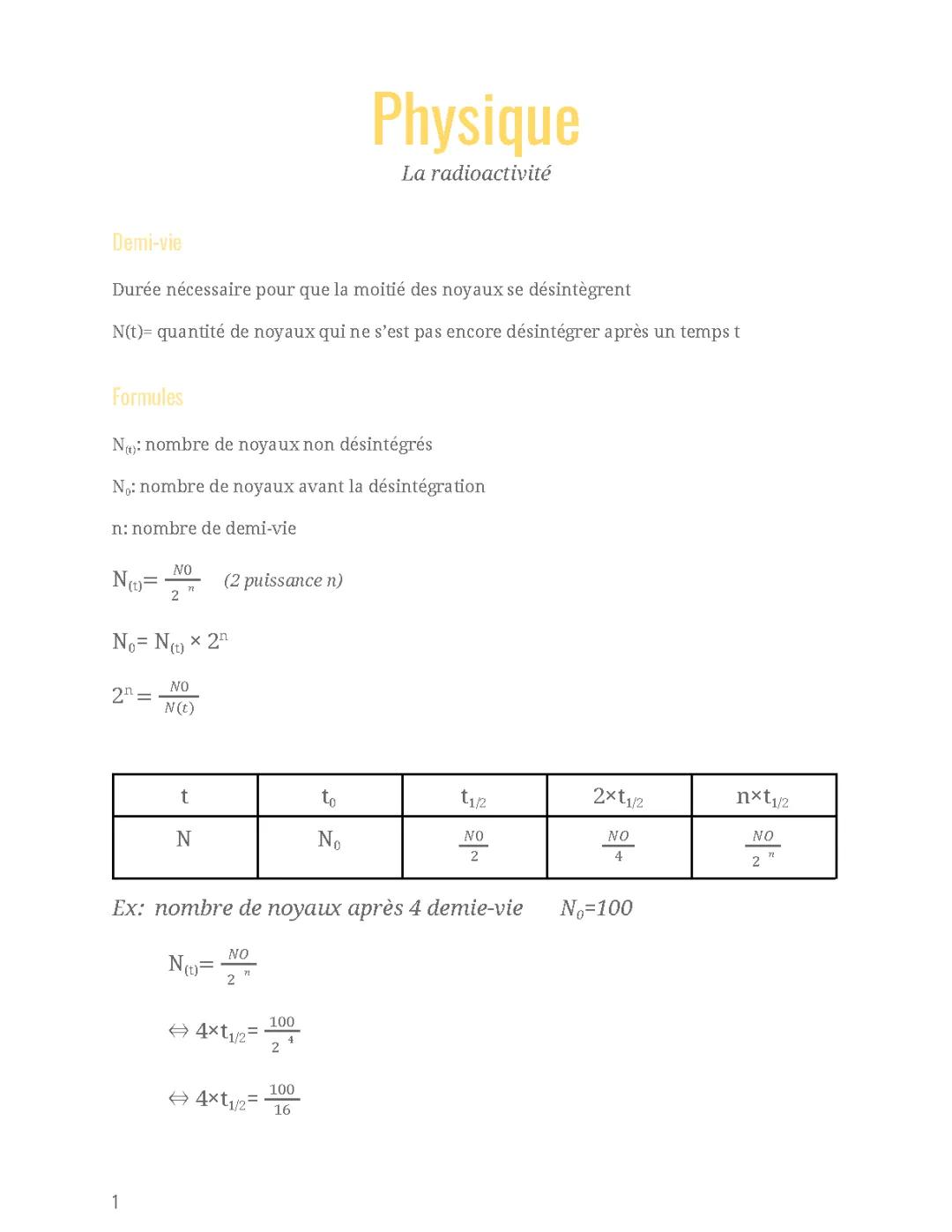 la datation par la radioactivité 