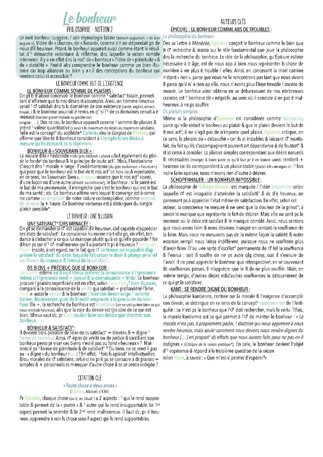 Le Bonheur: Est-ce que le Plaisir Rend Heureux?