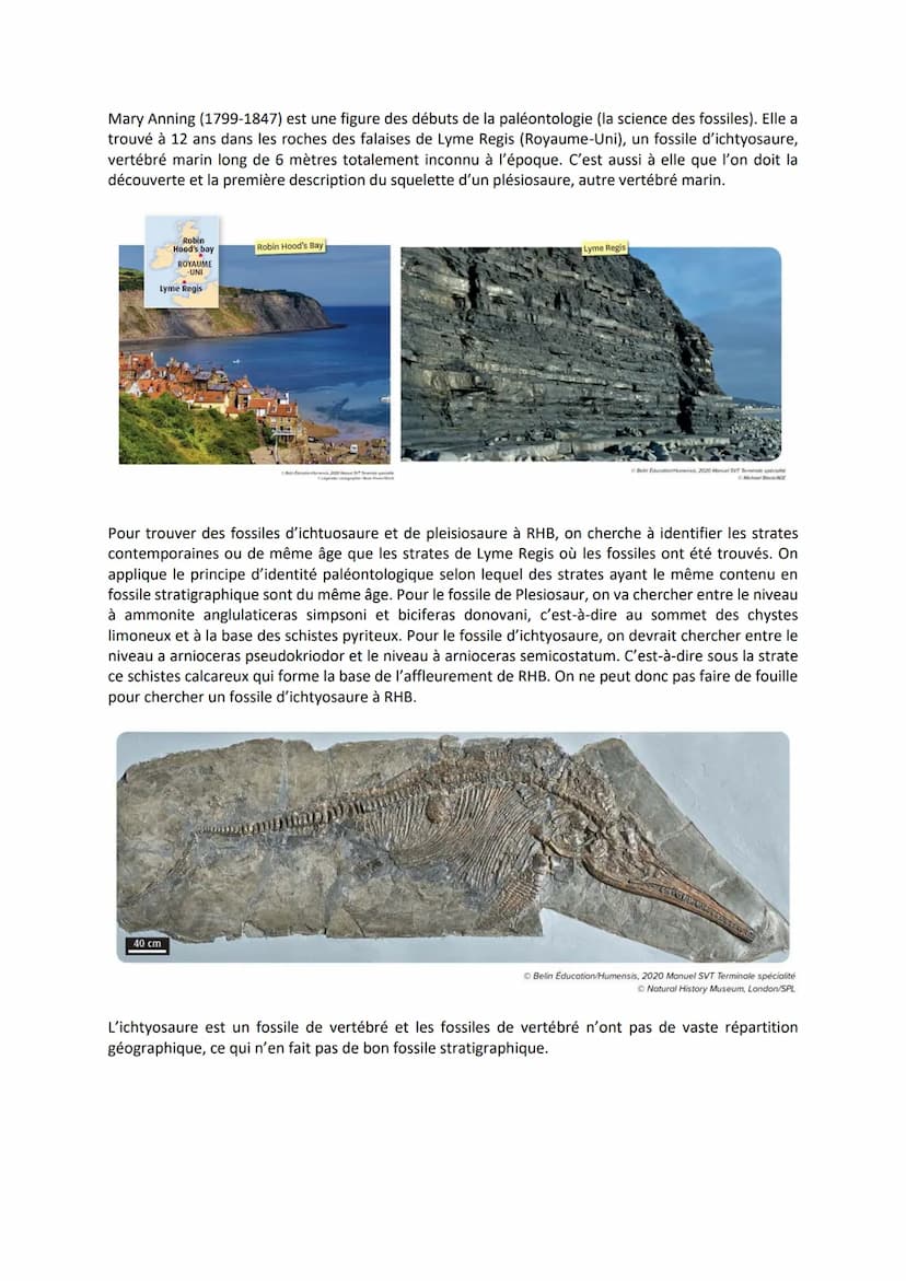 Chapitre 9
Comment peut-on dater des objets géologiques tels que des
minéraux ou des roches ou encore restituer la chronologie ?
I.
●
LE TEM