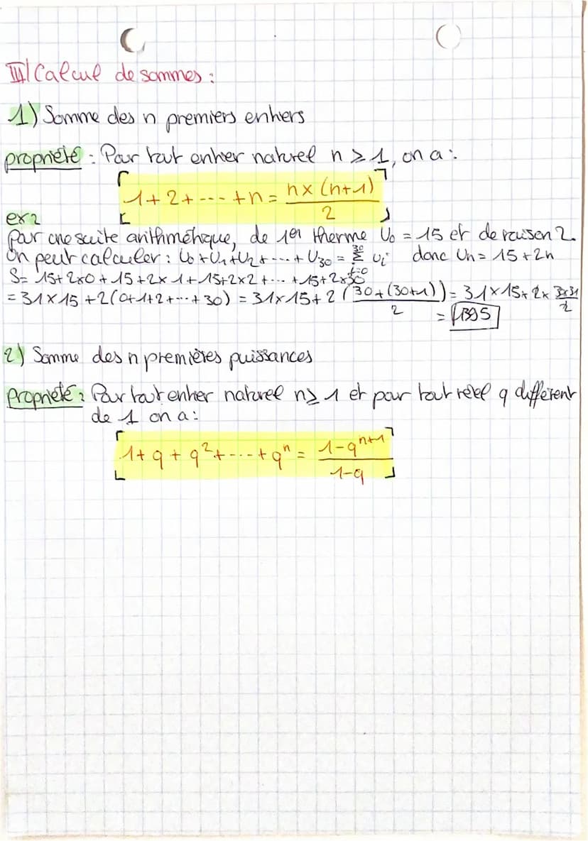C
Spe Mathématiques Iles suites.
numériques
Les suites
Définie par:
Un+₁ = U₁ + r
Démontrer qu'une suite est anthmétique
4 Uhin - Uny
√U₂-U₁