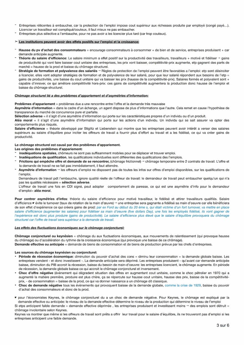 Éco chap 3: comment lutter contre le chômage ?
1- comment définir et mesurer l'emploi, le chômage et le sous-emploi?
Les principaux indicate